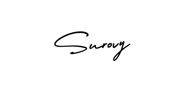 Design your own signature with our free online signature maker. With this signature software, you can create a handwritten (AmerikaSignatureDemo-Regular) signature for name Surovy. Surovy signature style 3 images and pictures png