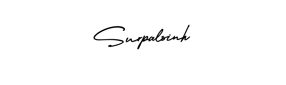 Use a signature maker to create a handwritten signature online. With this signature software, you can design (AmerikaSignatureDemo-Regular) your own signature for name Surpalsinh. Surpalsinh signature style 3 images and pictures png