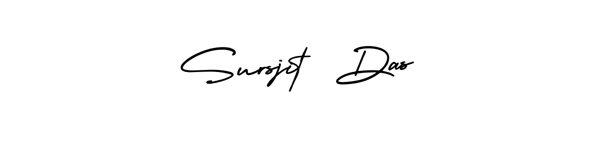 Similarly AmerikaSignatureDemo-Regular is the best handwritten signature design. Signature creator online .You can use it as an online autograph creator for name Sursjit  Das. Sursjit  Das signature style 3 images and pictures png