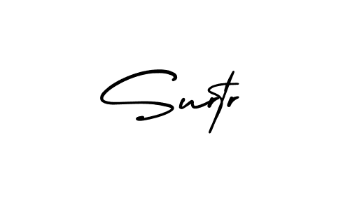 Surtr stylish signature style. Best Handwritten Sign (AmerikaSignatureDemo-Regular) for my name. Handwritten Signature Collection Ideas for my name Surtr. Surtr signature style 3 images and pictures png