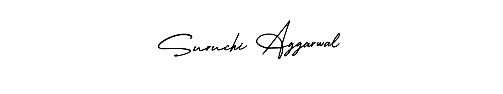 This is the best signature style for the Suruchi Aggarwal name. Also you like these signature font (AmerikaSignatureDemo-Regular). Mix name signature. Suruchi Aggarwal signature style 3 images and pictures png