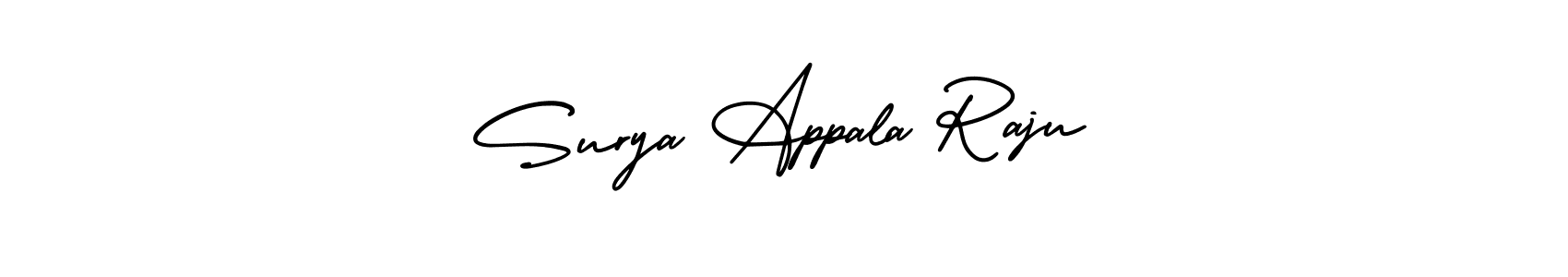 Also we have Surya Appala Raju name is the best signature style. Create professional handwritten signature collection using AmerikaSignatureDemo-Regular autograph style. Surya Appala Raju signature style 3 images and pictures png