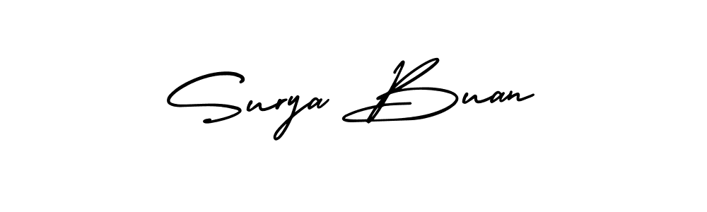 Make a beautiful signature design for name Surya Buan. Use this online signature maker to create a handwritten signature for free. Surya Buan signature style 3 images and pictures png