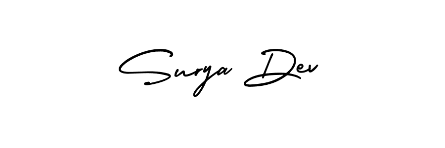 AmerikaSignatureDemo-Regular is a professional signature style that is perfect for those who want to add a touch of class to their signature. It is also a great choice for those who want to make their signature more unique. Get Surya Dev name to fancy signature for free. Surya Dev signature style 3 images and pictures png