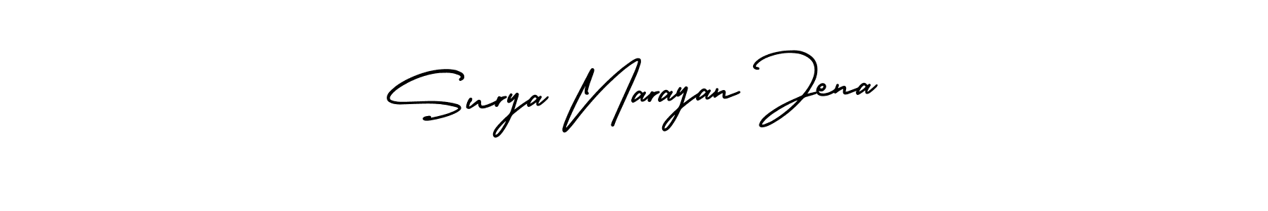 Also You can easily find your signature by using the search form. We will create Surya Narayan Jena name handwritten signature images for you free of cost using AmerikaSignatureDemo-Regular sign style. Surya Narayan Jena signature style 3 images and pictures png