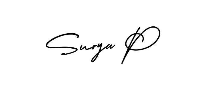 You can use this online signature creator to create a handwritten signature for the name Surya P. This is the best online autograph maker. Surya P signature style 3 images and pictures png