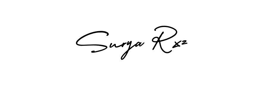 How to make Surya Rxz signature? AmerikaSignatureDemo-Regular is a professional autograph style. Create handwritten signature for Surya Rxz name. Surya Rxz signature style 3 images and pictures png