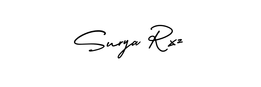 Design your own signature with our free online signature maker. With this signature software, you can create a handwritten (AmerikaSignatureDemo-Regular) signature for name Surya Rxz. Surya Rxz signature style 3 images and pictures png