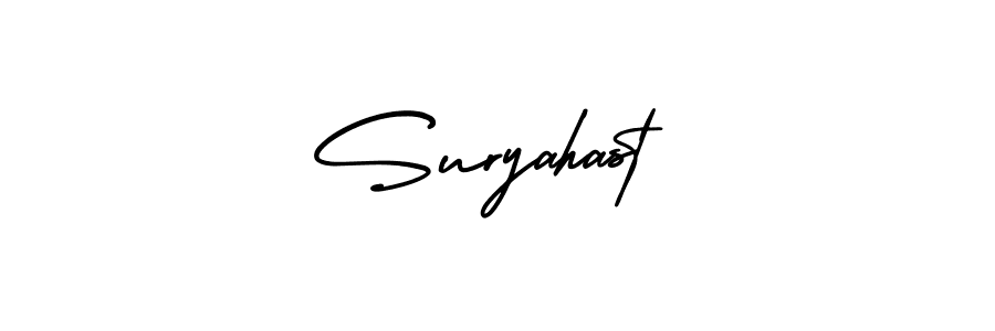 Also You can easily find your signature by using the search form. We will create Suryahast name handwritten signature images for you free of cost using AmerikaSignatureDemo-Regular sign style. Suryahast signature style 3 images and pictures png