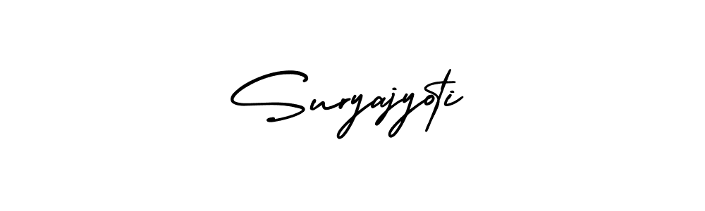 Use a signature maker to create a handwritten signature online. With this signature software, you can design (AmerikaSignatureDemo-Regular) your own signature for name Suryajyoti. Suryajyoti signature style 3 images and pictures png