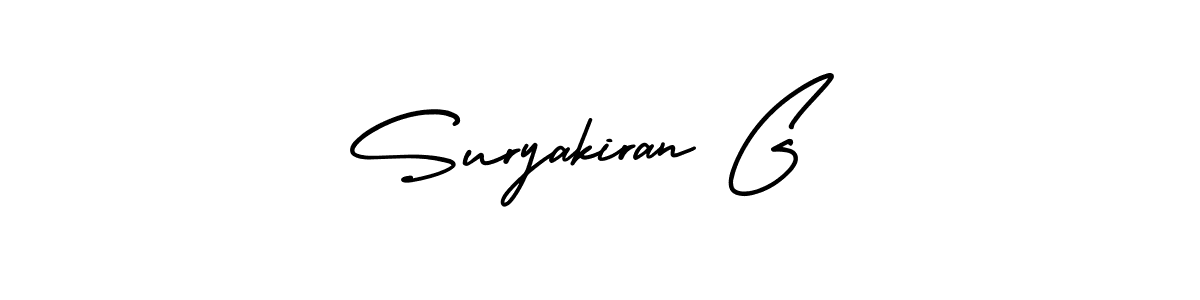 Make a beautiful signature design for name Suryakiran G. Use this online signature maker to create a handwritten signature for free. Suryakiran G signature style 3 images and pictures png