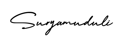 Practice writing Suryamuduli with the flow of AmerikaSignatureDemo-Regular lettering. A fantastic source of inspiration for developing your personal signature style. Suryamuduli signature style 3 images and pictures png