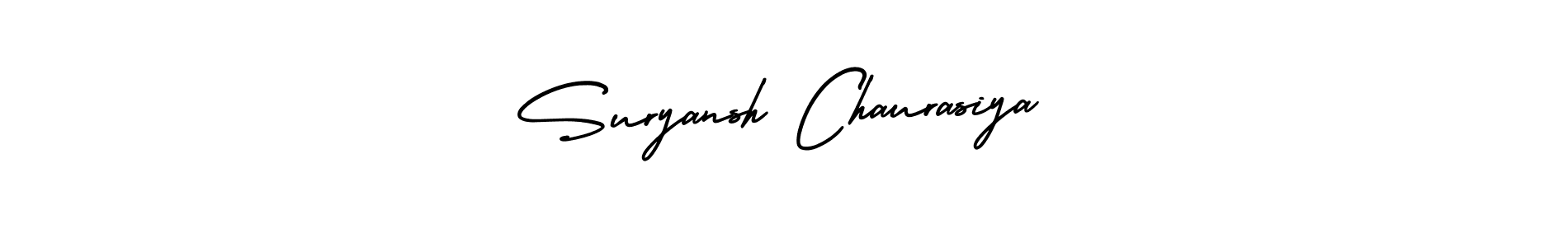 The best way (AmerikaSignatureDemo-Regular) to make a short signature is to pick only two or three words in your name. The name Suryansh Chaurasiya include a total of six letters. For converting this name. Suryansh Chaurasiya signature style 3 images and pictures png