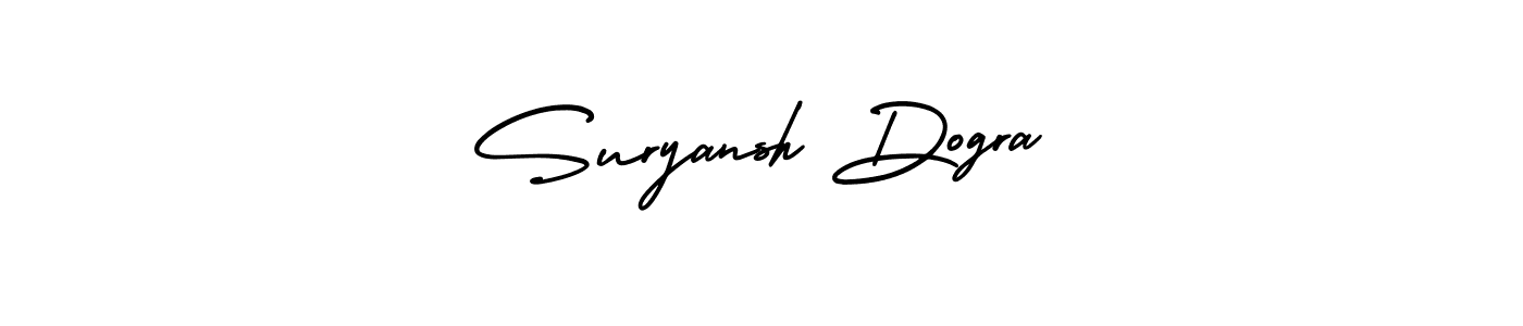 Make a short Suryansh Dogra signature style. Manage your documents anywhere anytime using AmerikaSignatureDemo-Regular. Create and add eSignatures, submit forms, share and send files easily. Suryansh Dogra signature style 3 images and pictures png