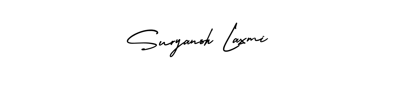 Also we have Suryansh Laxmi name is the best signature style. Create professional handwritten signature collection using AmerikaSignatureDemo-Regular autograph style. Suryansh Laxmi signature style 3 images and pictures png