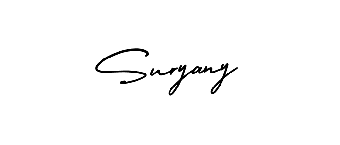 Similarly AmerikaSignatureDemo-Regular is the best handwritten signature design. Signature creator online .You can use it as an online autograph creator for name Suryany. Suryany signature style 3 images and pictures png