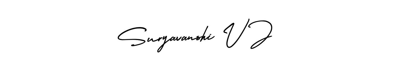 Check out images of Autograph of Suryavanshi V J name. Actor Suryavanshi V J Signature Style. AmerikaSignatureDemo-Regular is a professional sign style online. Suryavanshi V J signature style 3 images and pictures png