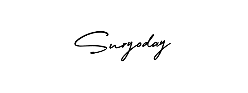 It looks lik you need a new signature style for name Suryoday. Design unique handwritten (AmerikaSignatureDemo-Regular) signature with our free signature maker in just a few clicks. Suryoday signature style 3 images and pictures png