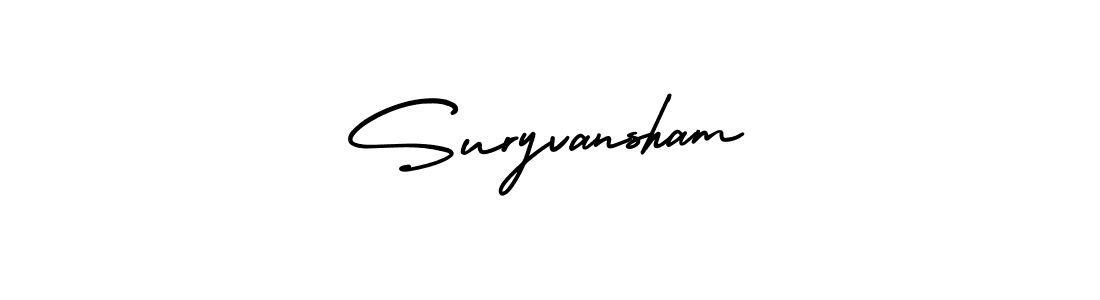Design your own signature with our free online signature maker. With this signature software, you can create a handwritten (AmerikaSignatureDemo-Regular) signature for name Suryvansham. Suryvansham signature style 3 images and pictures png