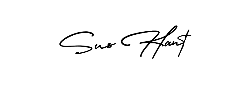if you are searching for the best signature style for your name Sus Hant. so please give up your signature search. here we have designed multiple signature styles  using AmerikaSignatureDemo-Regular. Sus Hant signature style 3 images and pictures png