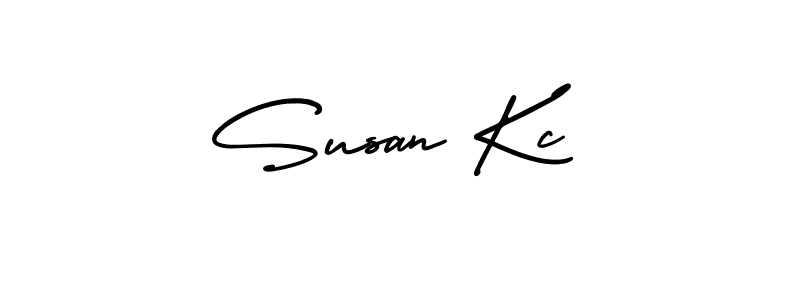 How to make Susan Kc signature? AmerikaSignatureDemo-Regular is a professional autograph style. Create handwritten signature for Susan Kc name. Susan Kc signature style 3 images and pictures png