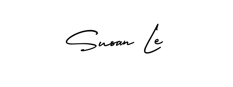 Similarly AmerikaSignatureDemo-Regular is the best handwritten signature design. Signature creator online .You can use it as an online autograph creator for name Susan Le. Susan Le signature style 3 images and pictures png