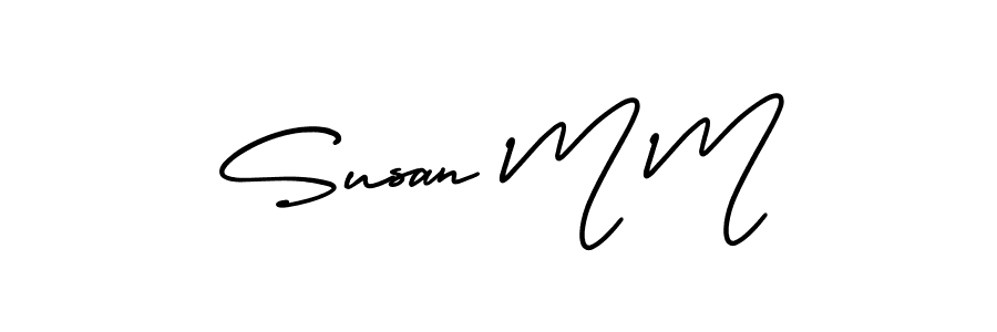 How to Draw Susan M M signature style? AmerikaSignatureDemo-Regular is a latest design signature styles for name Susan M M. Susan M M signature style 3 images and pictures png