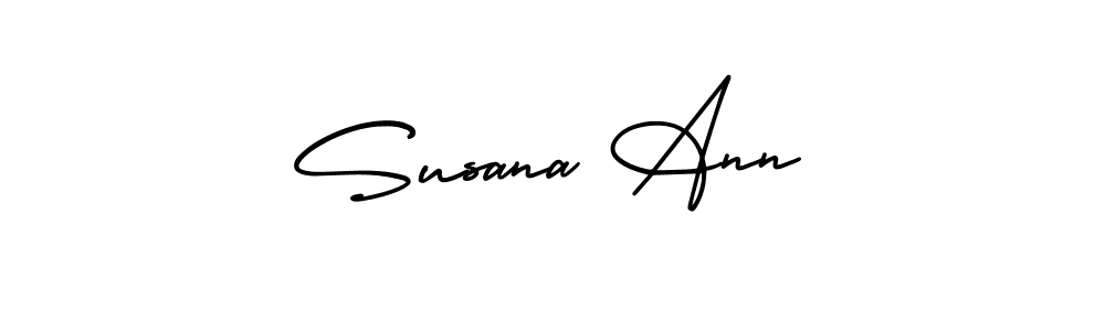 How to make Susana Ann signature? AmerikaSignatureDemo-Regular is a professional autograph style. Create handwritten signature for Susana Ann name. Susana Ann signature style 3 images and pictures png