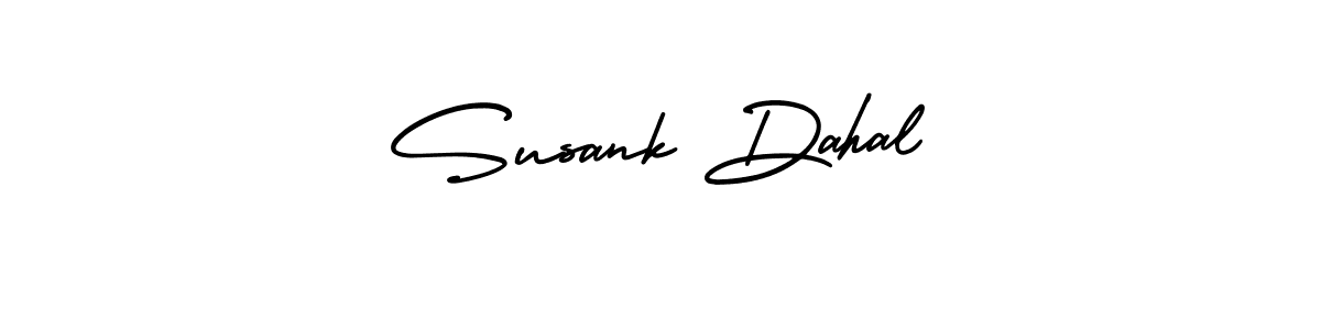 Make a short Susank Dahal signature style. Manage your documents anywhere anytime using AmerikaSignatureDemo-Regular. Create and add eSignatures, submit forms, share and send files easily. Susank Dahal signature style 3 images and pictures png