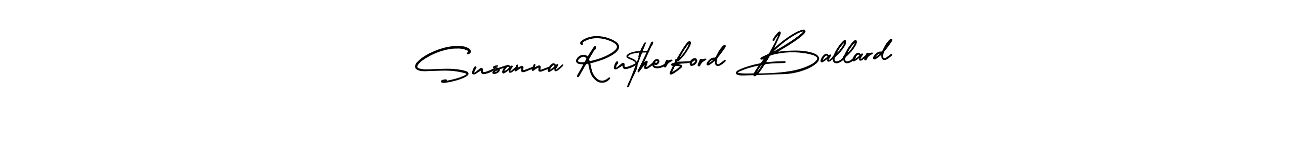 Create a beautiful signature design for name Susanna Rutherford Ballard. With this signature (AmerikaSignatureDemo-Regular) fonts, you can make a handwritten signature for free. Susanna Rutherford Ballard signature style 3 images and pictures png