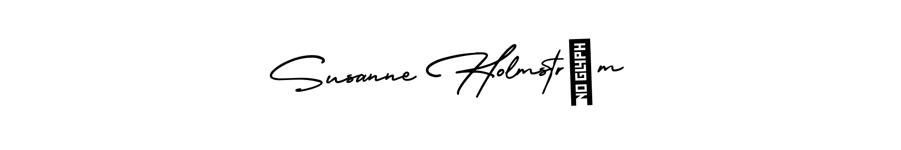 How to Draw Susanne Holmström signature style? AmerikaSignatureDemo-Regular is a latest design signature styles for name Susanne Holmström. Susanne Holmström signature style 3 images and pictures png