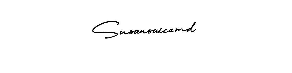 It looks lik you need a new signature style for name Susansaiczmd. Design unique handwritten (AmerikaSignatureDemo-Regular) signature with our free signature maker in just a few clicks. Susansaiczmd signature style 3 images and pictures png