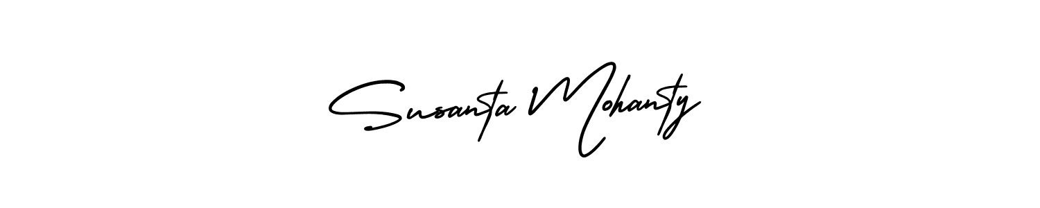 Design your own signature with our free online signature maker. With this signature software, you can create a handwritten (AmerikaSignatureDemo-Regular) signature for name Susanta Mohanty. Susanta Mohanty signature style 3 images and pictures png