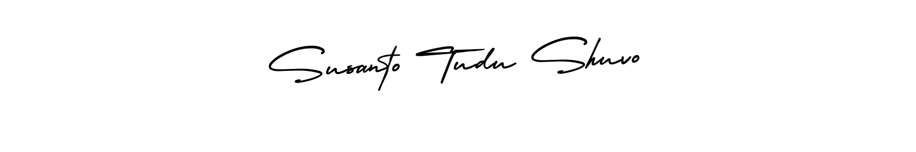 It looks lik you need a new signature style for name Susanto Tudu Shuvo. Design unique handwritten (AmerikaSignatureDemo-Regular) signature with our free signature maker in just a few clicks. Susanto Tudu Shuvo signature style 3 images and pictures png