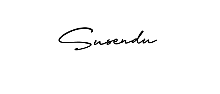 Make a beautiful signature design for name Susendu. With this signature (AmerikaSignatureDemo-Regular) style, you can create a handwritten signature for free. Susendu signature style 3 images and pictures png