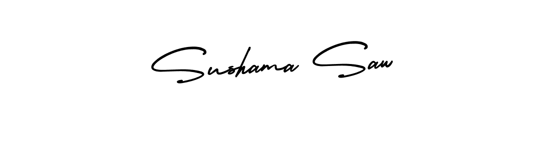 How to Draw Sushama Saw signature style? AmerikaSignatureDemo-Regular is a latest design signature styles for name Sushama Saw. Sushama Saw signature style 3 images and pictures png