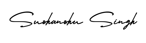 Personalize your online presence with Sushanshu Singh signature rendered in elegant AmerikaSignatureDemo-Regular font. Great for website footers and blogs. Sushanshu Singh signature style 3 images and pictures png