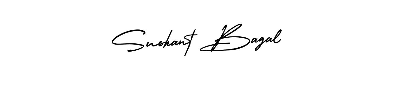 It looks lik you need a new signature style for name Sushant Bagal. Design unique handwritten (AmerikaSignatureDemo-Regular) signature with our free signature maker in just a few clicks. Sushant Bagal signature style 3 images and pictures png