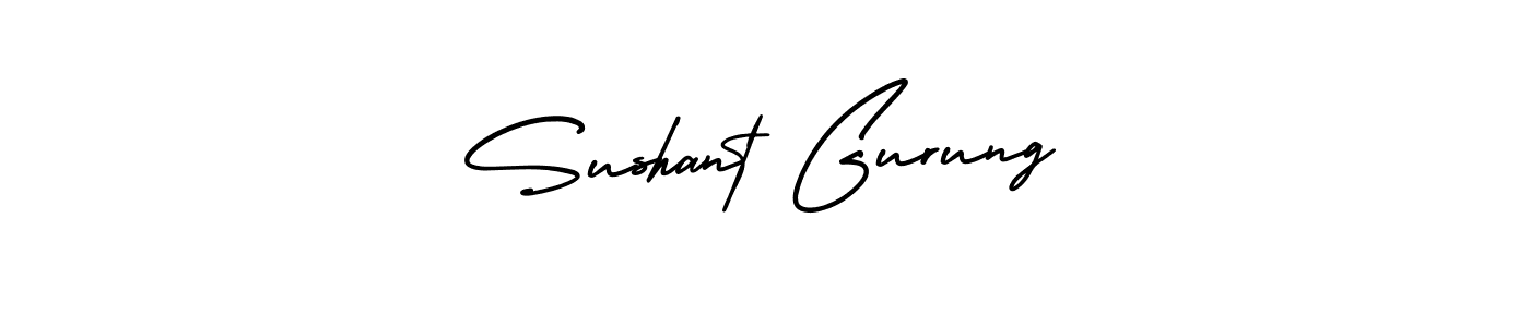 Similarly AmerikaSignatureDemo-Regular is the best handwritten signature design. Signature creator online .You can use it as an online autograph creator for name Sushant Gurung. Sushant Gurung signature style 3 images and pictures png