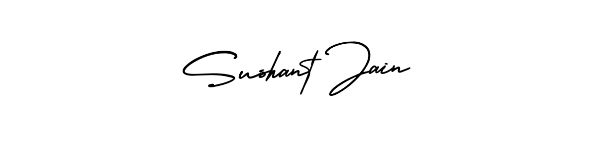 Also we have Sushant Jain name is the best signature style. Create professional handwritten signature collection using AmerikaSignatureDemo-Regular autograph style. Sushant Jain signature style 3 images and pictures png