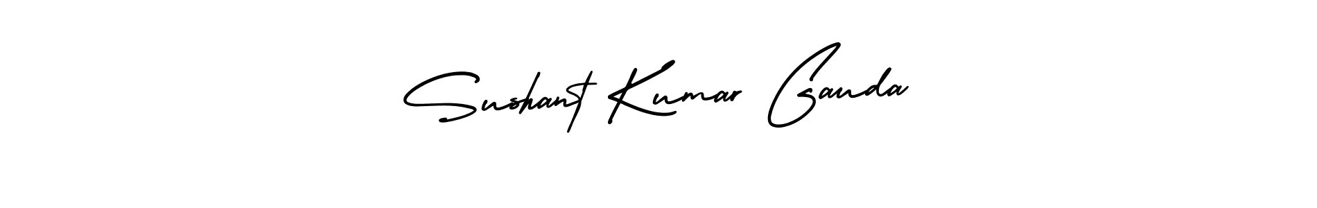 Make a short Sushant Kumar Gauda signature style. Manage your documents anywhere anytime using AmerikaSignatureDemo-Regular. Create and add eSignatures, submit forms, share and send files easily. Sushant Kumar Gauda signature style 3 images and pictures png