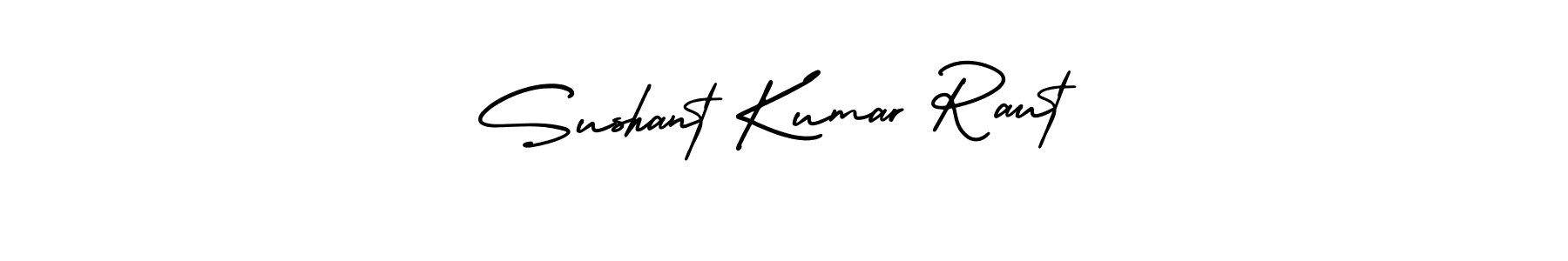 Design your own signature with our free online signature maker. With this signature software, you can create a handwritten (AmerikaSignatureDemo-Regular) signature for name Sushant Kumar Raut. Sushant Kumar Raut signature style 3 images and pictures png