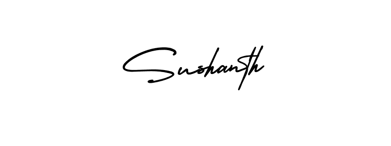 Design your own signature with our free online signature maker. With this signature software, you can create a handwritten (AmerikaSignatureDemo-Regular) signature for name Sushanth. Sushanth signature style 3 images and pictures png