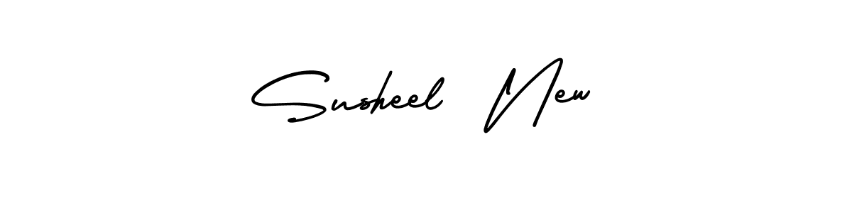 Similarly AmerikaSignatureDemo-Regular is the best handwritten signature design. Signature creator online .You can use it as an online autograph creator for name Susheel  New. Susheel  New signature style 3 images and pictures png