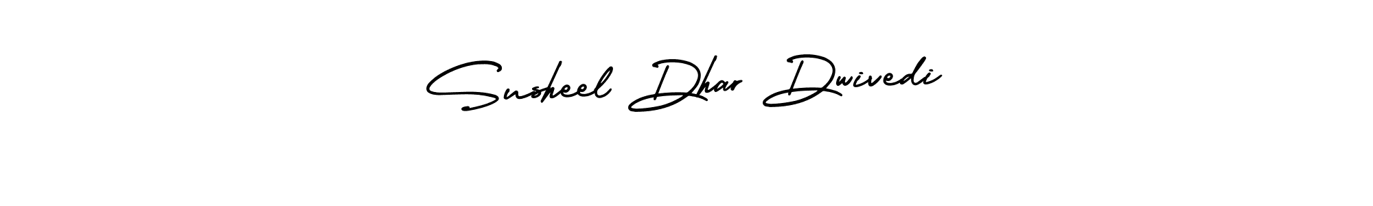 The best way (AmerikaSignatureDemo-Regular) to make a short signature is to pick only two or three words in your name. The name Susheel Dhar Dwivedi include a total of six letters. For converting this name. Susheel Dhar Dwivedi signature style 3 images and pictures png
