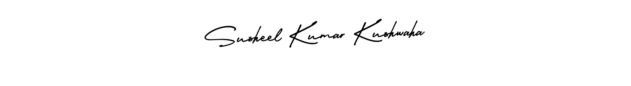 How to make Susheel Kumar Kushwaha name signature. Use AmerikaSignatureDemo-Regular style for creating short signs online. This is the latest handwritten sign. Susheel Kumar Kushwaha signature style 3 images and pictures png