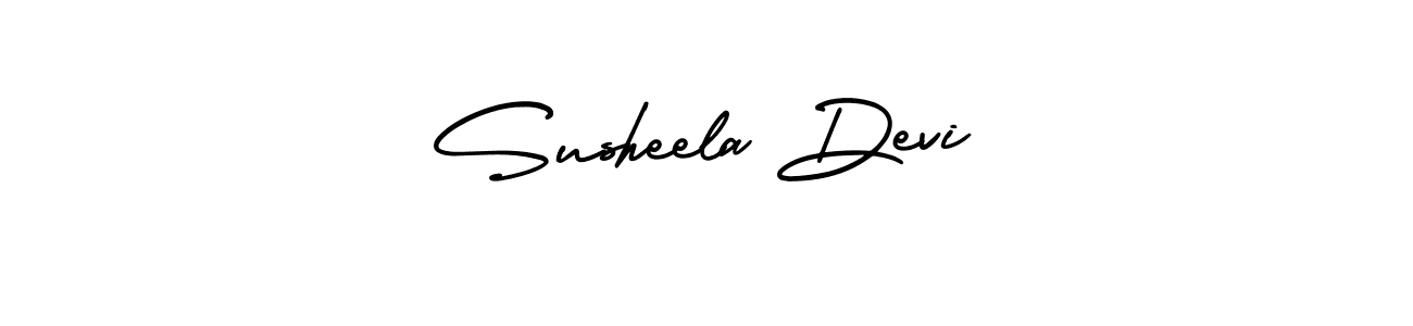 The best way (AmerikaSignatureDemo-Regular) to make a short signature is to pick only two or three words in your name. The name Susheela Devi include a total of six letters. For converting this name. Susheela Devi signature style 3 images and pictures png