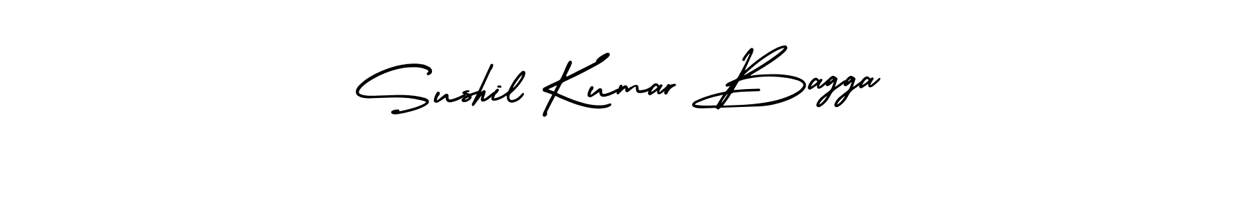 Make a beautiful signature design for name Sushil Kumar Bagga. With this signature (AmerikaSignatureDemo-Regular) style, you can create a handwritten signature for free. Sushil Kumar Bagga signature style 3 images and pictures png