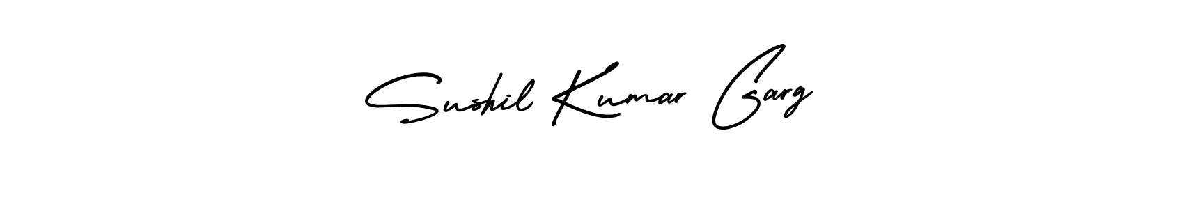 Design your own signature with our free online signature maker. With this signature software, you can create a handwritten (AmerikaSignatureDemo-Regular) signature for name Sushil Kumar Garg. Sushil Kumar Garg signature style 3 images and pictures png