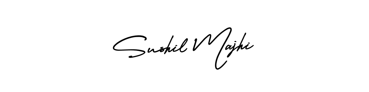 Also You can easily find your signature by using the search form. We will create Sushil Majhi name handwritten signature images for you free of cost using AmerikaSignatureDemo-Regular sign style. Sushil Majhi signature style 3 images and pictures png
